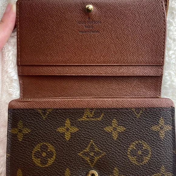 Louis Vuitton Dark Brown Monogram Wallet - Picture 3 of 5